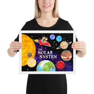 The Solar System Framed Poster
