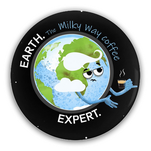 Earth Coffee Expert Pin-Back Buttons