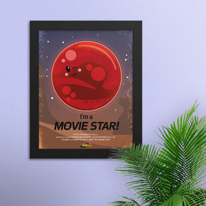 Mars Movie Star Framed poster