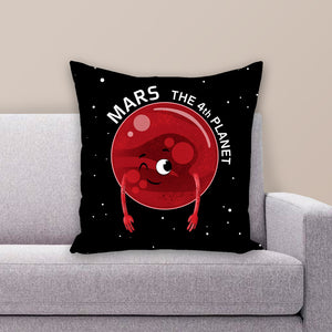 Planet Mars Throw Pillow