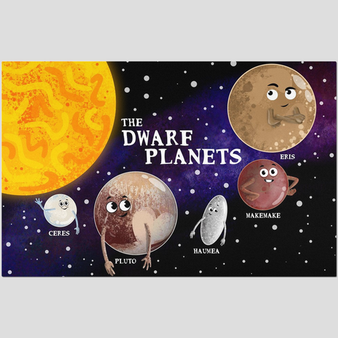 The Dwarf Planets Placemat