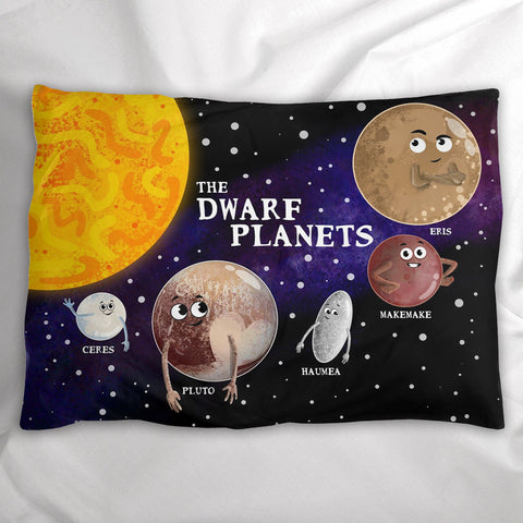 The Dwarf Planets Pillow Sham