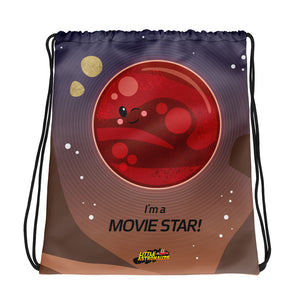 Mars Movie Star Drawstring bag