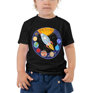 Solar System Patch 2-5T Toddler T-Shirt