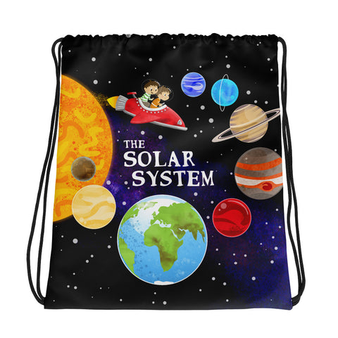The Solar System Drawstring Bag