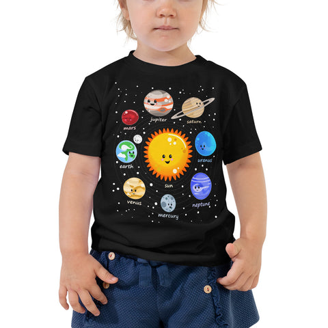 Kawaii Solar System 2T-5T Toddler T-Shirt