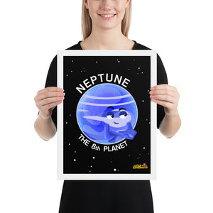 Planet Neptune Framed Poster