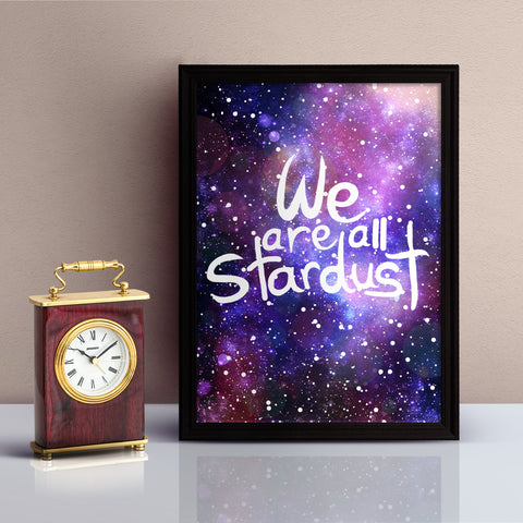 We are all Stardust Framed poster - Krokoneil
